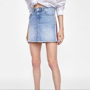 NWOT Zara Denim Mini Skirt